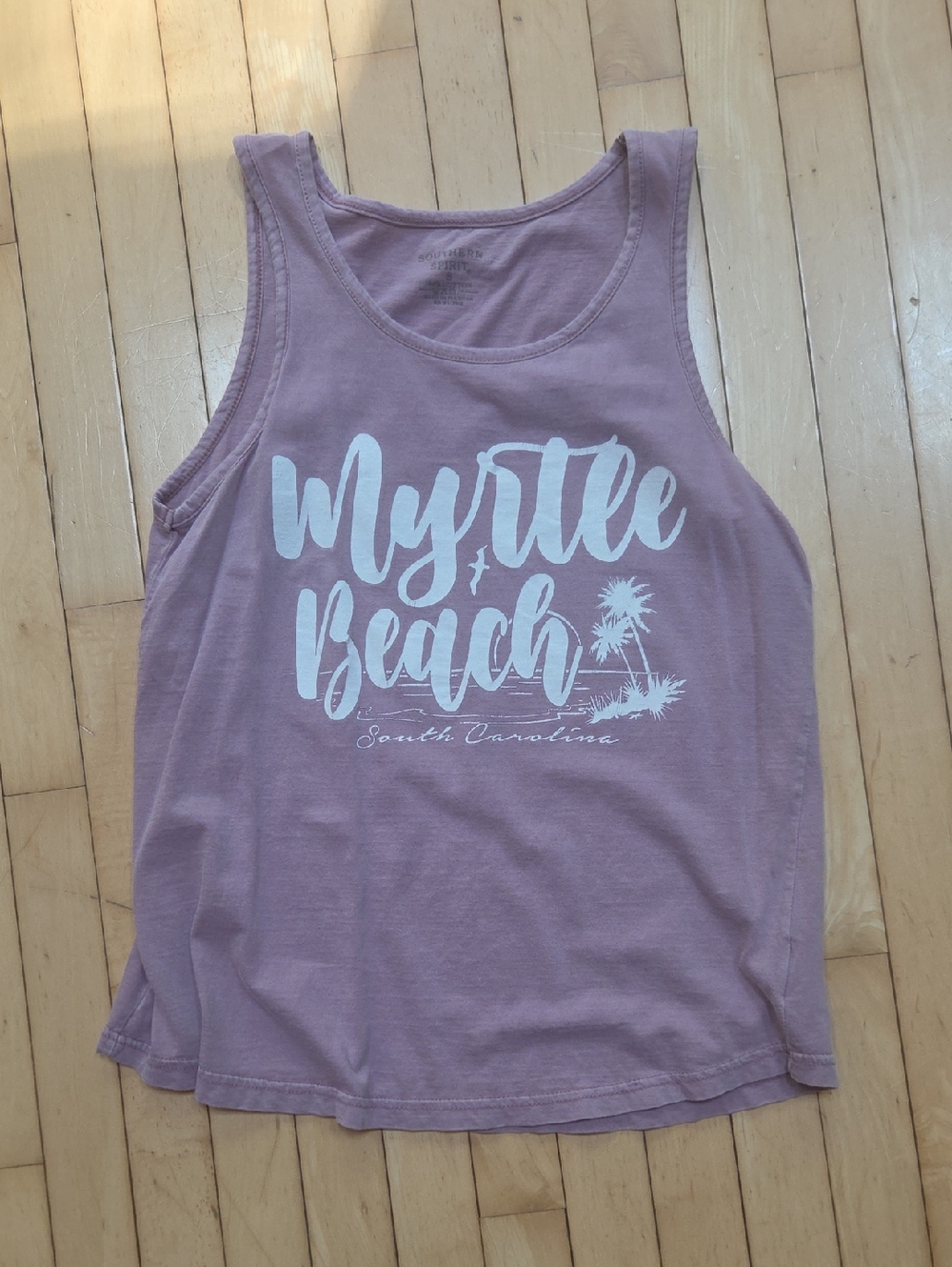 Myrtle Beach Mauve Graphic Tank Top